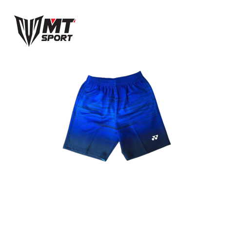 Quần ngắn chữ Yonex nữ xanh dương phối đen