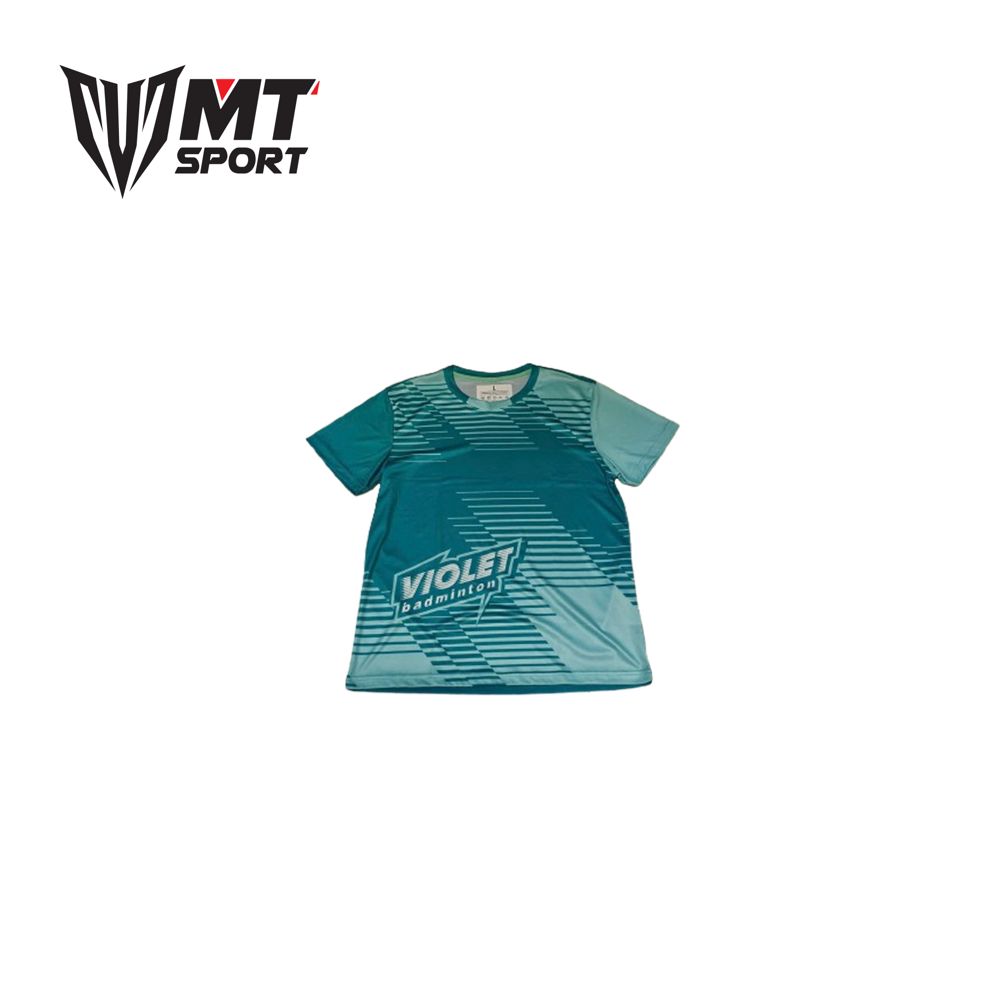 Áo training Violet nam xanh sọc ngang