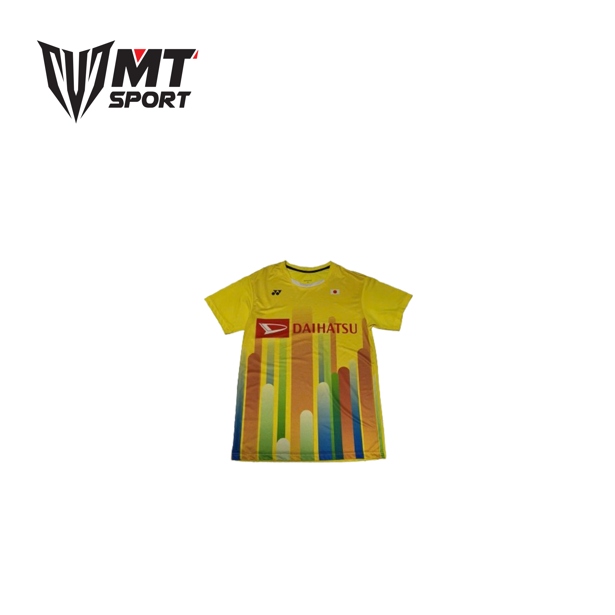 Áo cầu lông Yonex nam vàng phối nhiều màu