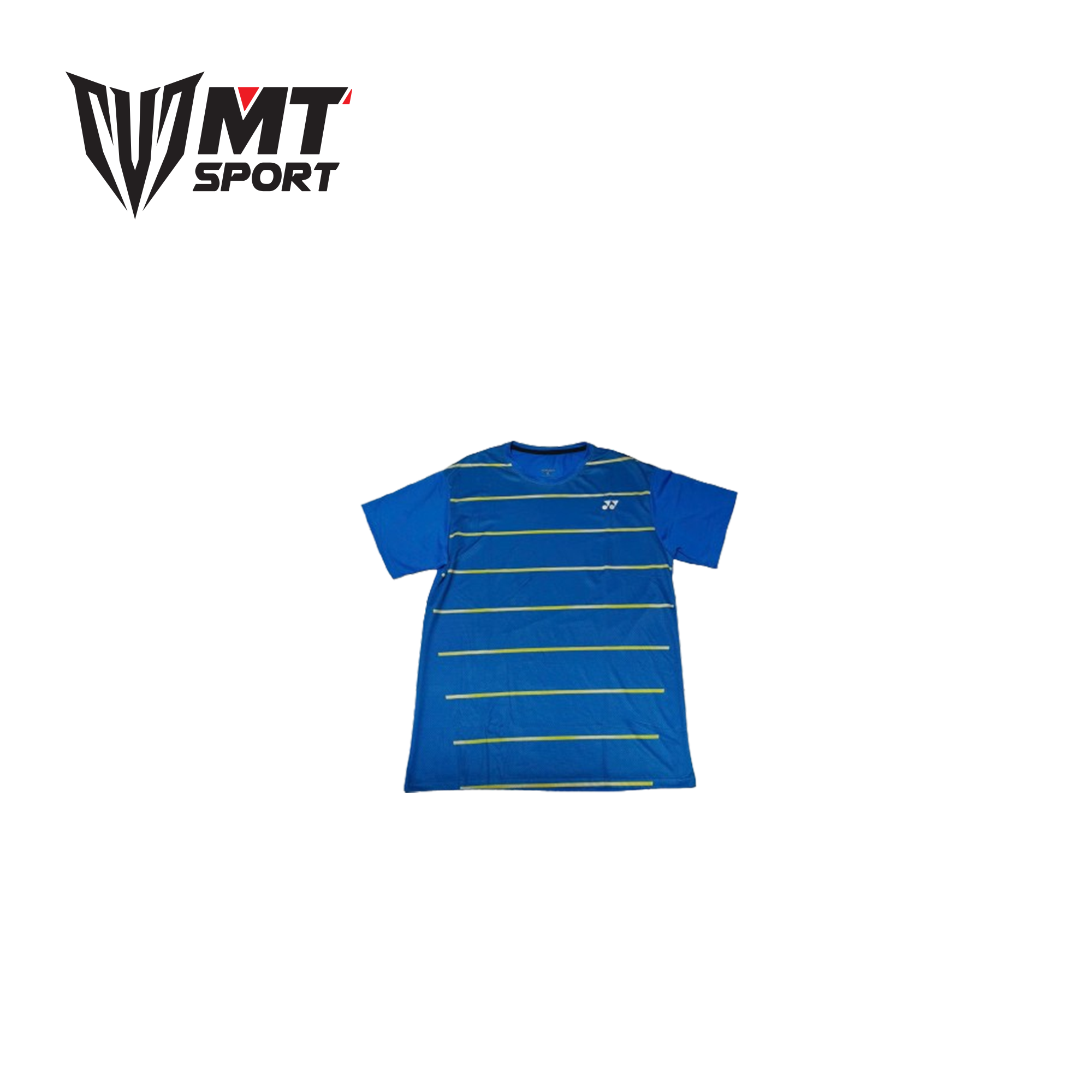 Áo cầu lông Yonex nam xanh dương sọc vàng