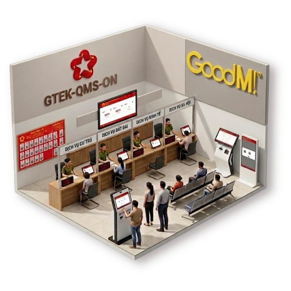  Phần Mềm Xếp Hàng Tự Động GTEK-QMS-ON 