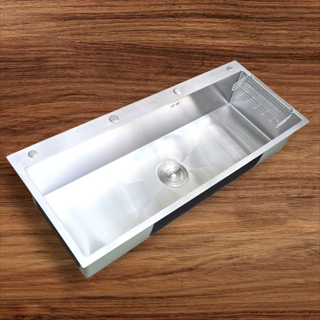 Bồn rửa chén 1 hố Vinasink 1H120.50 Dài 1,2m rộng 50cm