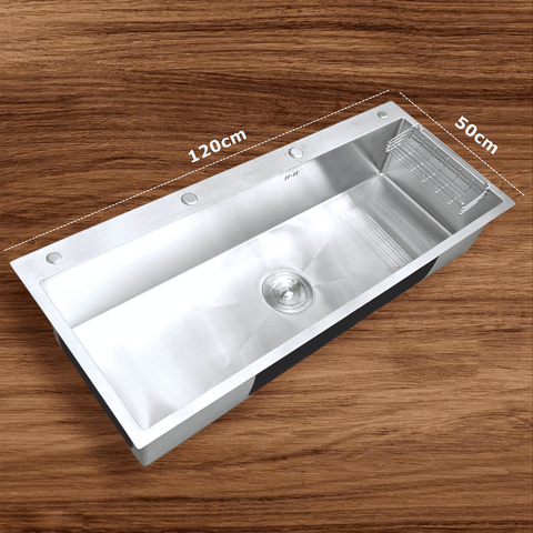 Bồn rửa chén 1 hố Vinasink 1H120.50 Dài 1,2m rộng 50cm