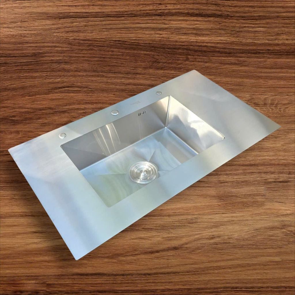 Vinasink Bồn rửa inox tràn viền 1 hố 1H112.50