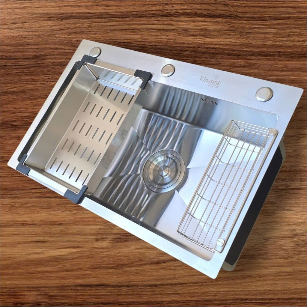 [Hàng Đặt] Chậu Rửa Bát 1 Hố Vinasink 1H7146 inox 304