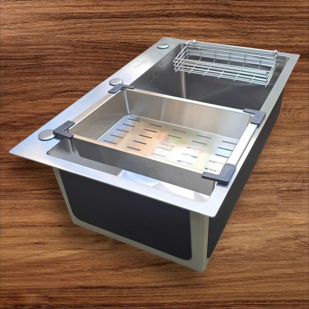 [Hàng Đặt] Chậu Rửa Bát 1 Hố Vinasink 1H7146 inox 304