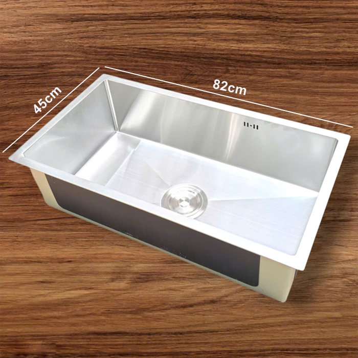 Vinasink Bồn rửa inox âm bàn 1 hố 1H8245