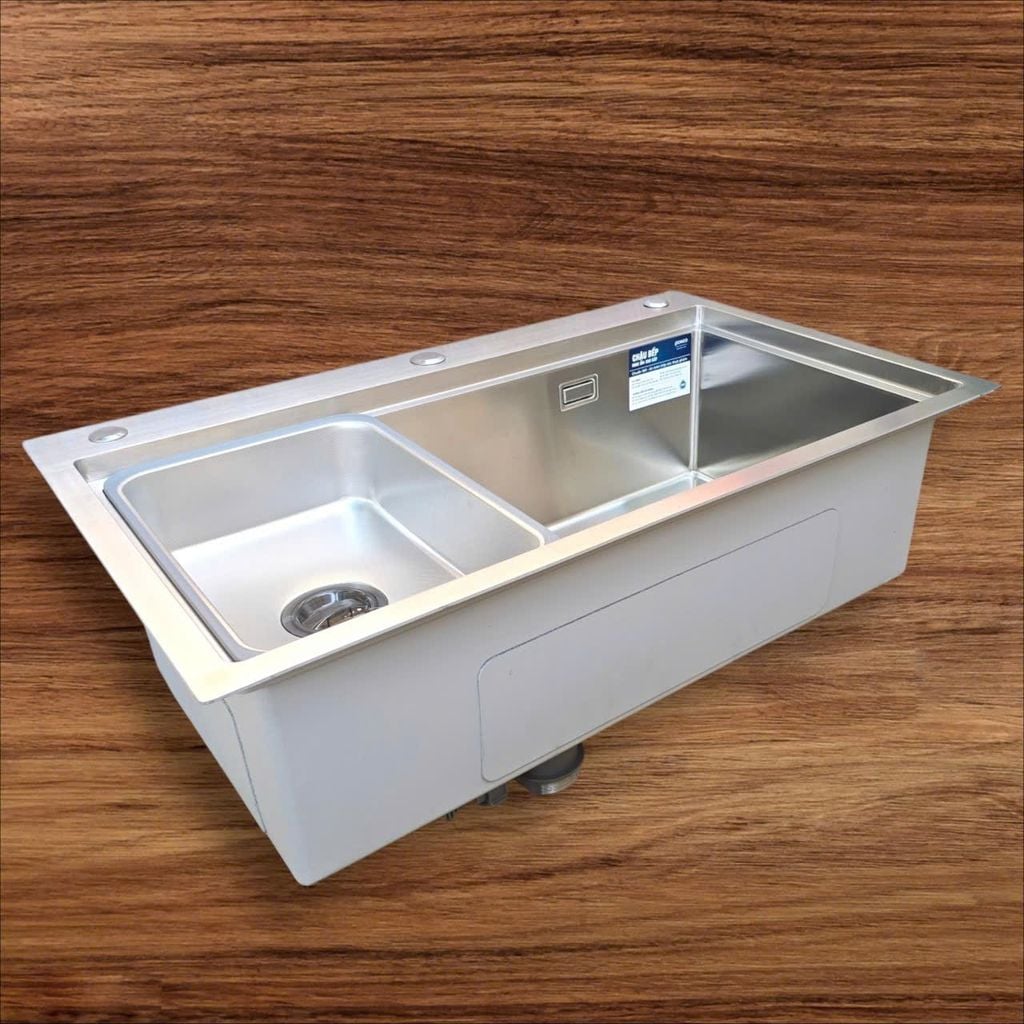 Chậu Rửa Bát 1 Hố Vinasink 1H7848 Cao Cấp – Inox 304 Posco Sáng Bóng Vĩnh Viễn