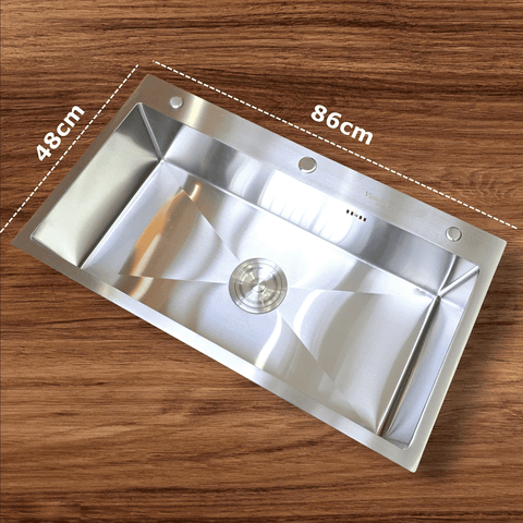 Chậu Rửa Bát 1 Hố Vinasink 8648 Inox 304 Chính Hãng