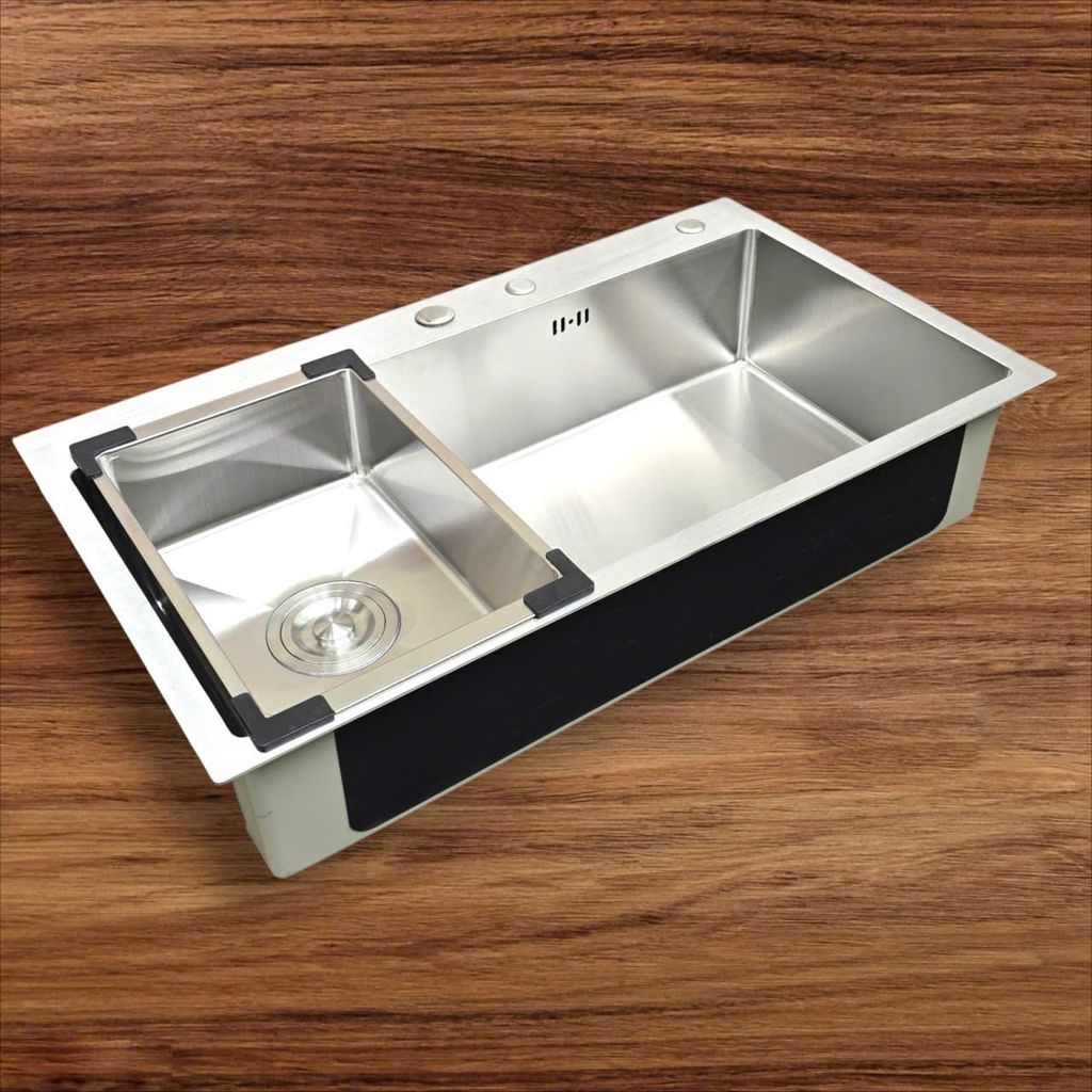 Chậu rửa bát 1 hố Vinasink 1H8046 inox 304