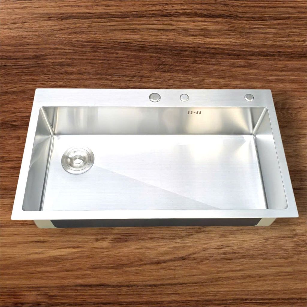 Chậu rửa bát 1 hố Vinasink 1H8046 inox 304