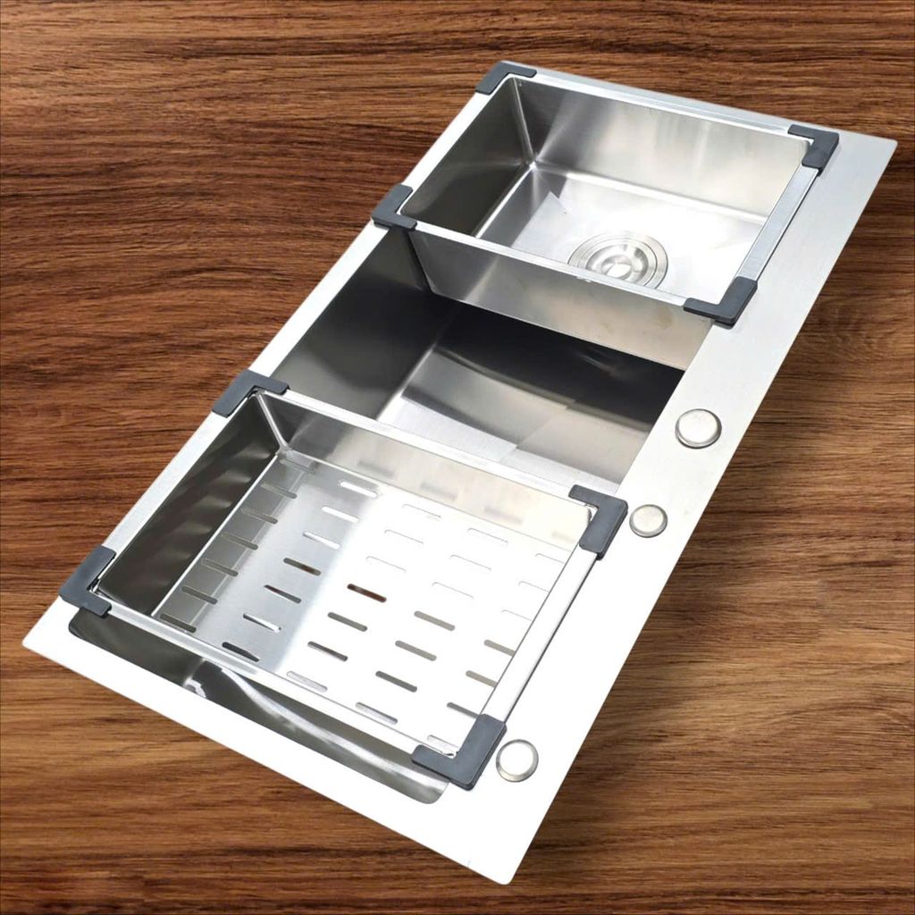 Chậu rửa bát 1 hố Vinasink 1H8046 inox 304