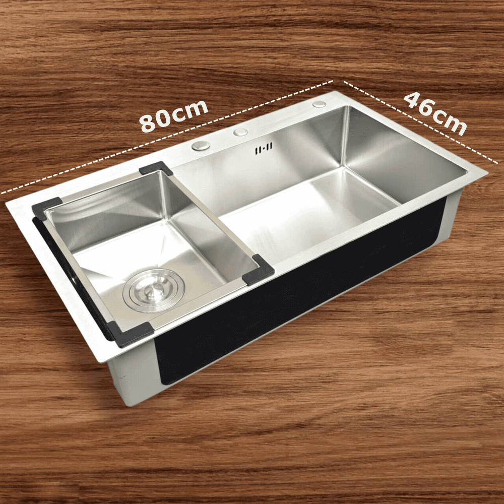 Chậu rửa bát 1 hố Vinasink 1H8046 inox 304