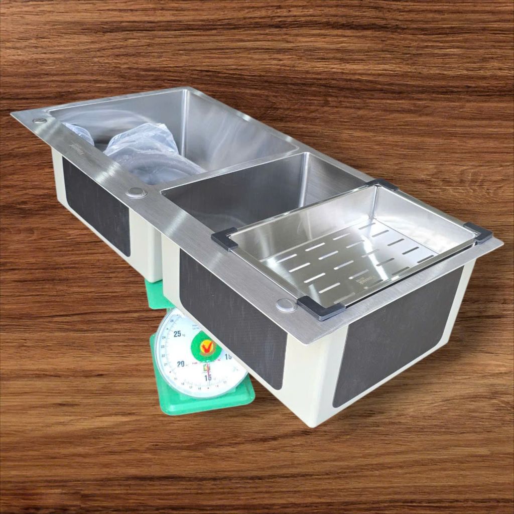 Bồn rửa chén bát 2 Hố to Vinasink 2H10050