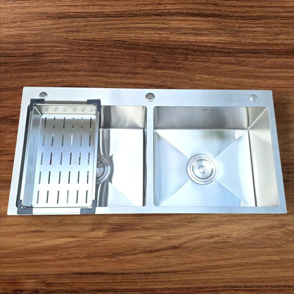 Bồn rửa chén bát 2 Hố to Vinasink 2H10050