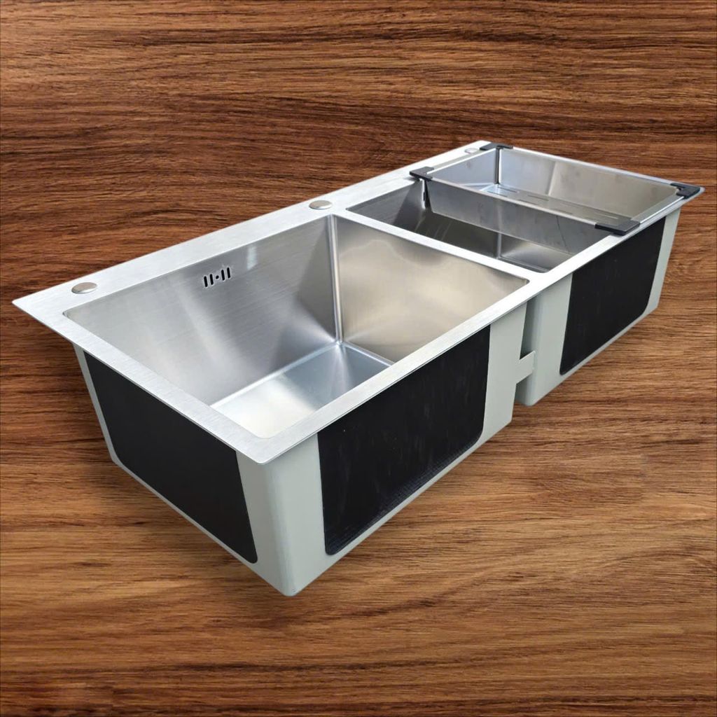 Bồn rửa chén bát 2 Hố to Vinasink 2H10050