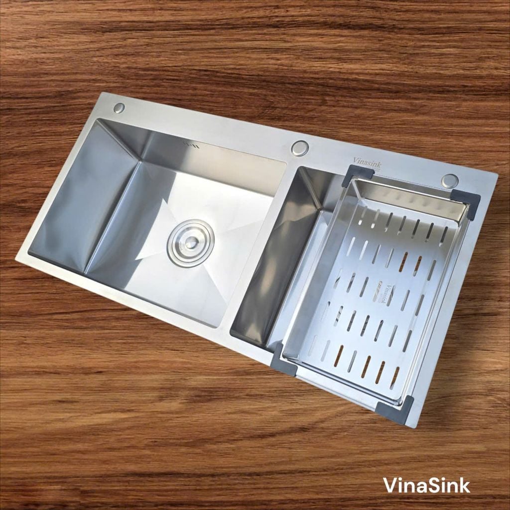 Chậu rửa bát 2 Hố lệch Vinasink 2HL10050