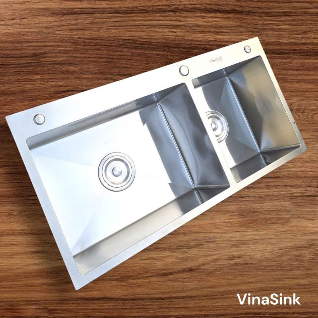 Chậu rửa bát 2 Hố lệch Vinasink 2HL10050