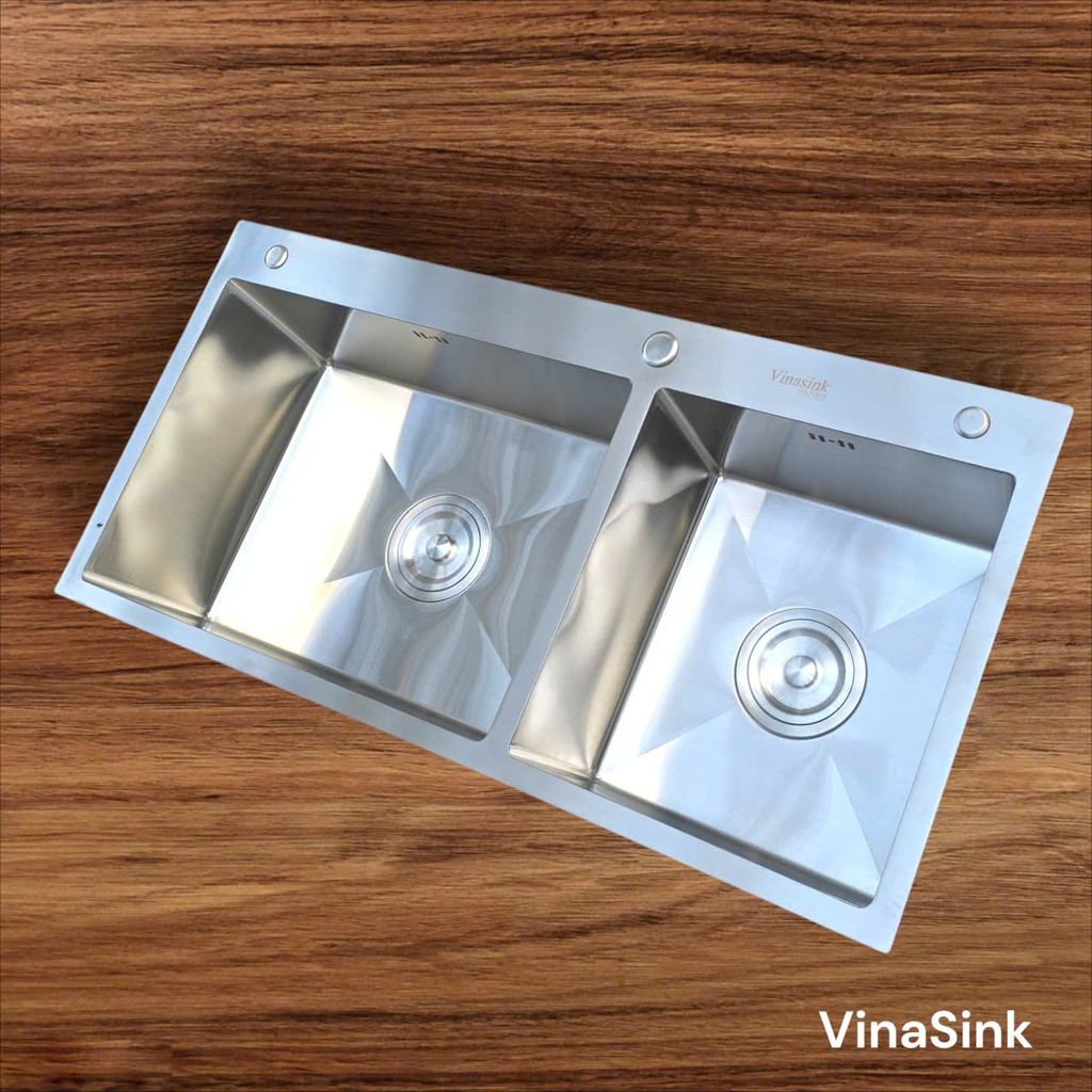Chậu rửa bát 2 Hố lệch Vinasink 2HL10050