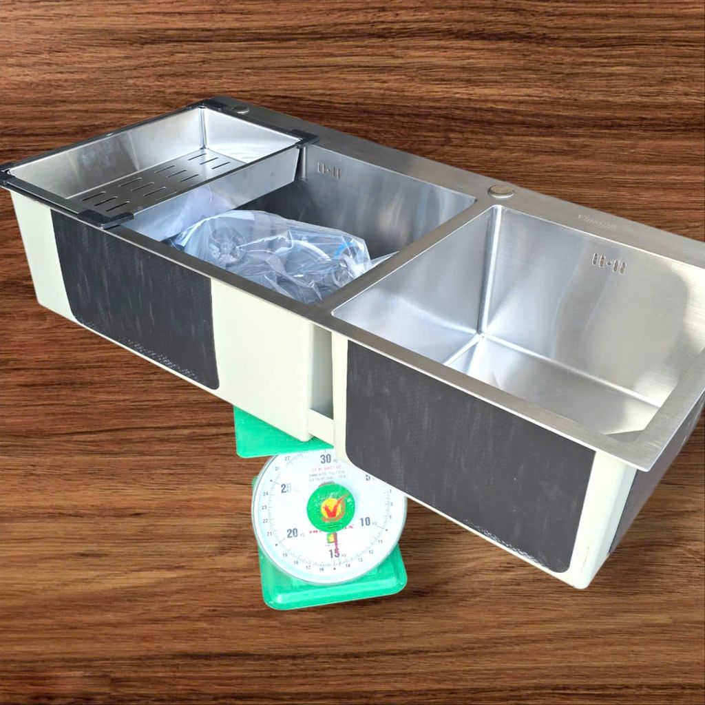 Chậu rửa bát 2 Hố lệch Vinasink 2HL10050