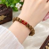  Vòng Tay Trầm Hương Tự Nhiên Tây Tạng Mix Lu Thống Om Mani Padme Hum – Trầm Tốc Việt Nam VHT260923 