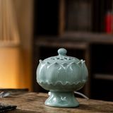  Lư Xông Trầm Điện Hoa Sen Cao Cấp – Giải Pháp Thưởng Trầm An Toàn & Sang Trọng LX260101 