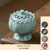  Lư Xông Trầm Điện Hoa Sen Cao Cấp – Giải Pháp Thưởng Trầm An Toàn & Sang Trọng LX260101 