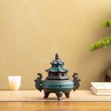  LƯ XÔNG TRẦM HƯƠNG HÌNH BÁT QUÁI CỔ ĐIỂN – GỐM SỨ CHỊU NHIỆT CAO CẤP 