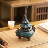  LƯ XÔNG TRẦM HƯƠNG HÌNH BÁT QUÁI CỔ ĐIỂN – GỐM SỨ CHỊU NHIỆT CAO CẤP 