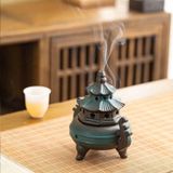  LƯ XÔNG TRẦM HƯƠNG HÌNH BÁT QUÁI CỔ ĐIỂN – GỐM SỨ CHỊU NHIỆT CAO CẤP 