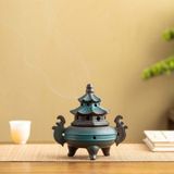  LƯ XÔNG TRẦM HƯƠNG HÌNH BÁT QUÁI CỔ ĐIỂN – GỐM SỨ CHỊU NHIỆT CAO CẤP 