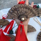  Quạt Trầm Hương Trầm Sánh Tự Nhiên Treo Ô Tô – Phụ Kiện Phong Thủy Thơm Sang Trọng 