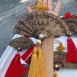  Quạt Trầm Hương Trầm Sánh Tự Nhiên Treo Ô Tô – Phụ Kiện Phong Thủy Thơm Sang Trọng 