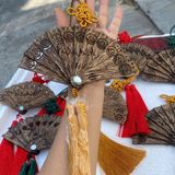  Quạt Trầm Hương Trầm Sánh Tự Nhiên Treo Ô Tô – Phụ Kiện Phong Thủy Thơm Sang Trọng 