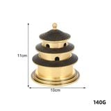  Tháp Hợp Kim Đồng Đốt Trầm Hương – Tạo Vân Mây Linh Khí, Trang Nghiêm & Đẳng Cấp LXTT260102 