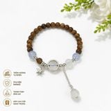  Vòng Trầm Hương Tự Nhiên 6ly Việt Nam Charm Đá Kiểu VHT260816 
