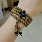  Chuỗi Trầm Hương 108 Hạt 6ly Mix Đá Mã Não Màu Theo Mệnh Việt Nam - VHT260324 