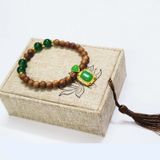  Vòng Trầm Hương Tự Nhiên Indo Size 6ly mix đá - VHT250717 