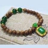  Vòng Trầm Hương Tự Nhiên Indo Size 6ly mix đá - VHT250717 