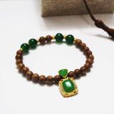  Vòng Trầm Hương Tự Nhiên Indo Size 6ly mix đá - VHT250717 