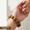  Vòng Trầm Hương Tự Nhiên 16-18ly Banh Malaysia Tròn Trơn VHT260434 