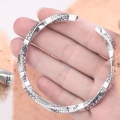  Vòng Nam, Nữ Bạc S999 Cao Cấp - Ký Hiệu 12 Cung Hoàng Đạo May Mắn 