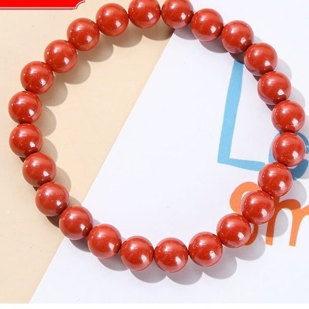  Vòng Tay Phong Thuỷ Cao Cấp - Đá Chu Sa Hoàng Đế 8 Ly Tự Nhiên 