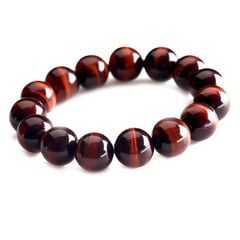  Vòng Tay Phong Thuỷ Cao Cấp - Đá Mắt Hổ Đỏ Tự Nhiên 16ly (AG) 