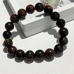  Vòng Tay Phong Thuỷ Cao Cấp - Đá Mắt Hổ Đỏ Tự Nhiên 10ly (AF) 