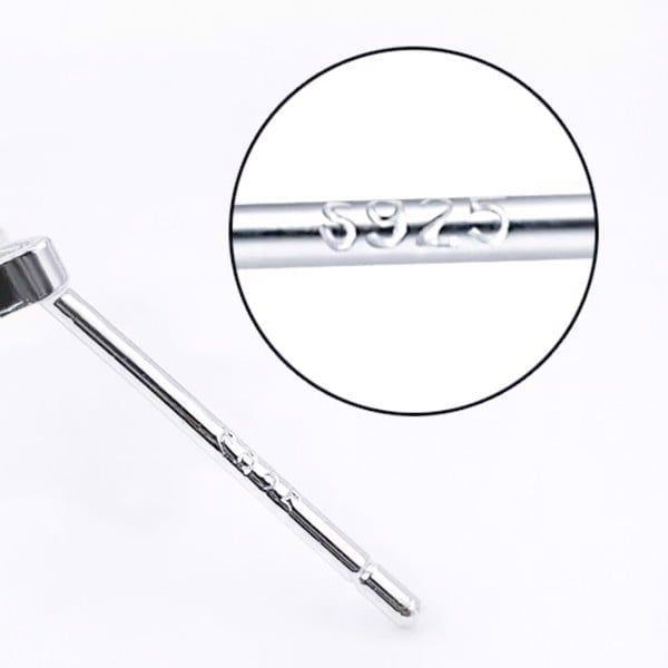  Bông Tai Khoen Tròn YSL Màu Trắng 5,5cm Pha Lê (BU) 