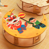  ĐÈN TRUNG THU GỖ  MÚA LÂN - Chipchipshop 