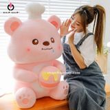  GẤU BÔNG GẤU POOH ĐẦU BẾP ÔM HỦ MẬT - chipchipshop 