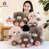  GẤU BÔNG PIPU HỒNG XÁM - chipchipshop 