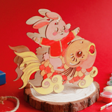  ĐÈN TRUNG THU GỖ THỎ CÁ CHÉP- Chipchipshop 